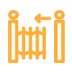 Security gate automation systems icon